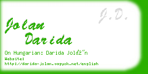jolan darida business card